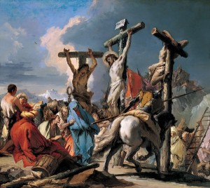 Christ on the Cross. Matt 18:22 fulfilled commentary