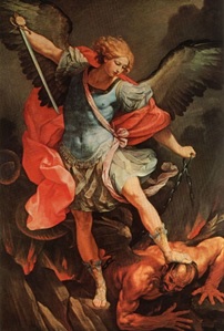 The Archangel Michael defeating Satan, Acts 1:6-7, 9-11: A Preterist Commentary