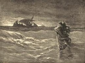 Dore, Gustave. Jesus Walking on the Sea.